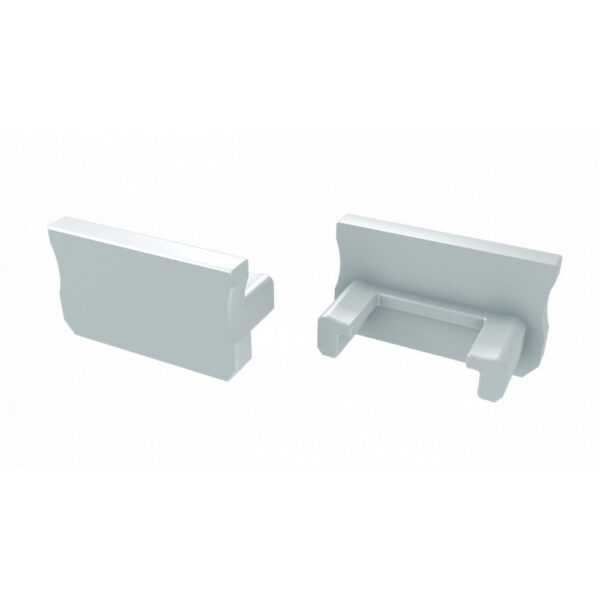 Tapón Final Perfíl Tipo A - Plástico Blanco