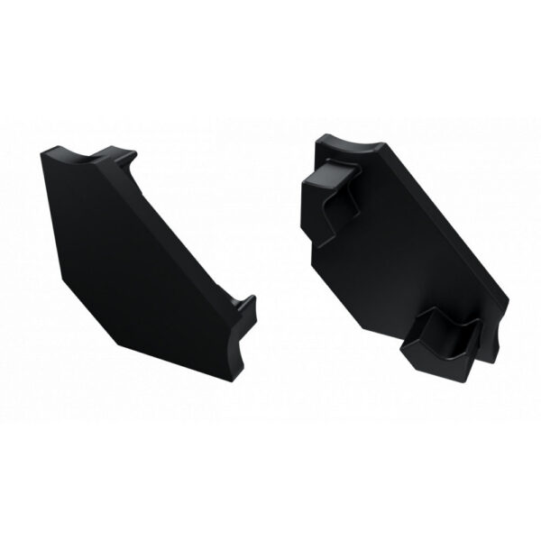 Tapón Final Perfíl Tipo C - Plástico Blanco