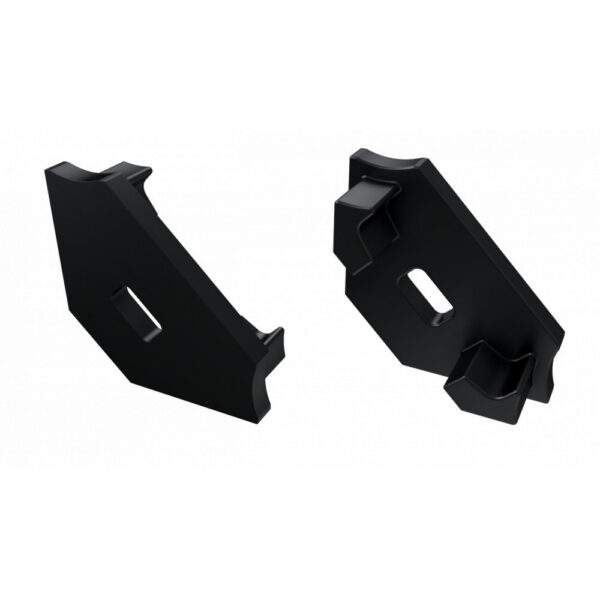 Tapón Final Perfíl Tipo C - Plástico Blanco