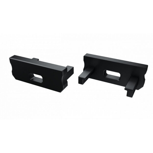 Tapón Final Perfíl Tipo D - Plástico Blanco