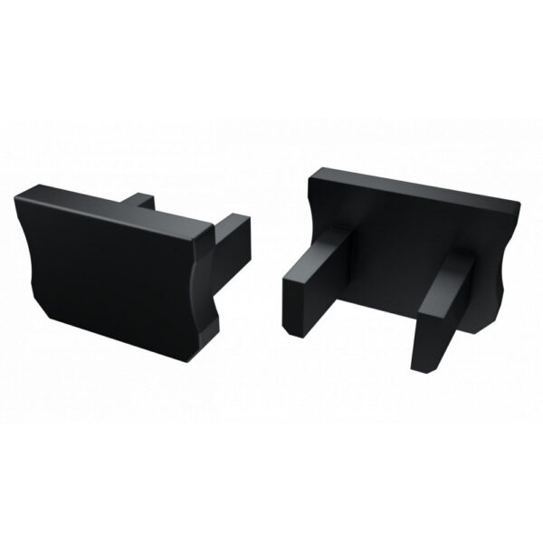 ll_12_0081_00_2-3-18 Tapón Final Perfíl Tipo X - Plástico Blanco-Con Agujero