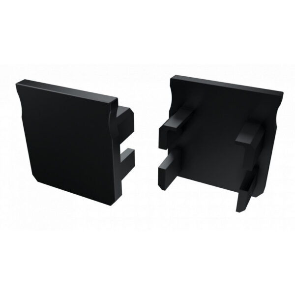 ll_12_0091_00_2-4-17 Tapón Final Perfíl Tipo Y - Plástico Blanco-Con Agujero