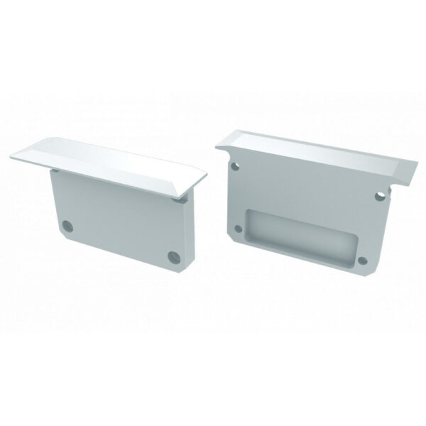 Tapón Final Perfíl Tipo INSO - Plastico - Blanco