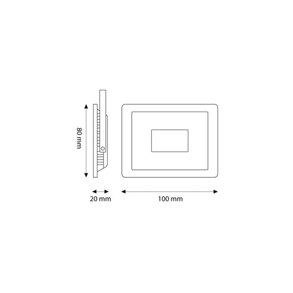 Foco Proyector LED 10W 1200Lm 6000ºK IP66 Regulable 60.000H [LM-6001-CW]