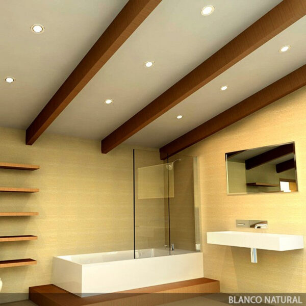 Foco Downlight LED 7W 560Lm 6000ºK 40.000H [PCE-DL7W-CW]