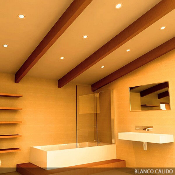 Foco Downlight LED 7W 560Lm 6000ºK 40.000H [PCE-DL7W-CW]