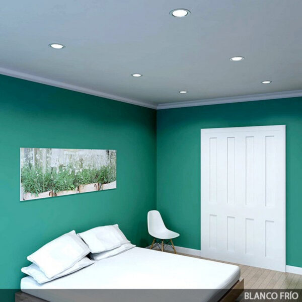 Foco Downlight LED 9W 800Lm 6000ºK 40.000H [PCE-DL9W-CW]