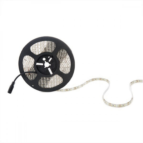 Tira de 600 LEDs 48W 2.400Lm CRI85 6000ºK SMD3528 12VDC IP65 x5M 40.000H [PL219006W]-Blanco