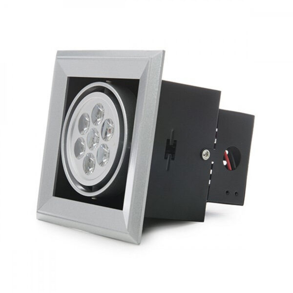 Foco Downlight  LED Cuadrado 7W 700Lm 40.000H