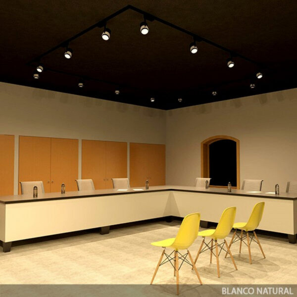 Foco de Carril LED  20W 1800Lm CRI85 4200ºK Leilani Monofásico 40.000H [PL-218041-W-W]