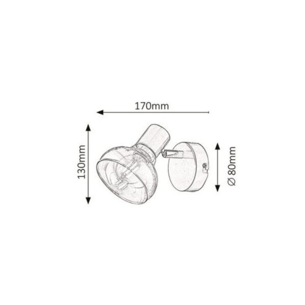 Foco Spot RABALUX "Holly" 1xE14 IP20 [RAB-5546]