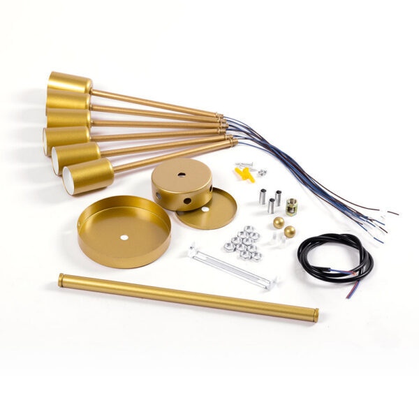 Lámpara de Techo "Abdul" [SKD-P8000-BK]