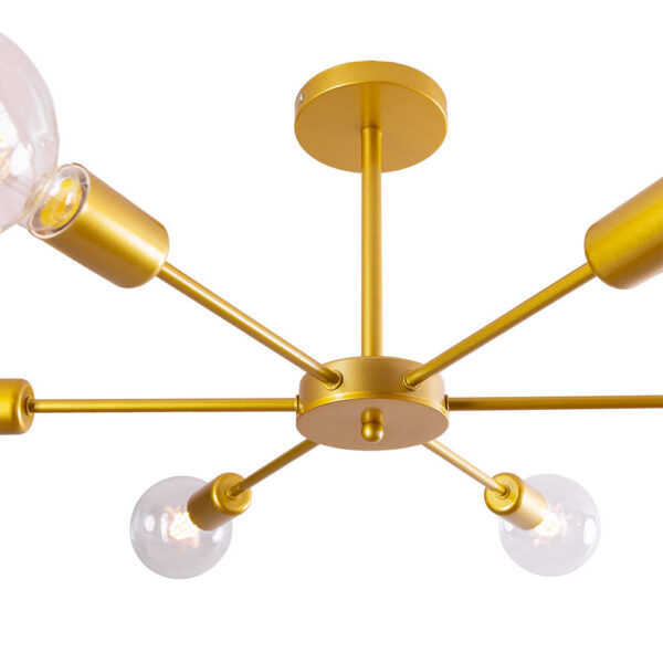 Lámpara de Techo "Abdul" [SKD-P8000-BK]