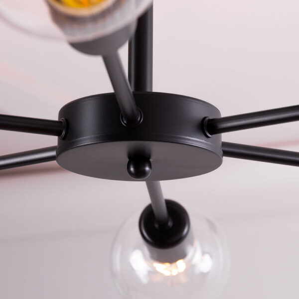 Lámpara de Techo "Adam" [SKD-P8001-BK]