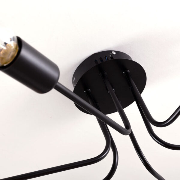 Lámpara de Techo "Adrian" [SKD-P8002-BK]