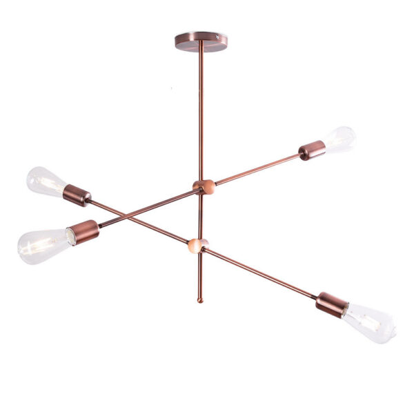 Lámpara de Techo "Alan" [SKD-P8003-BK]