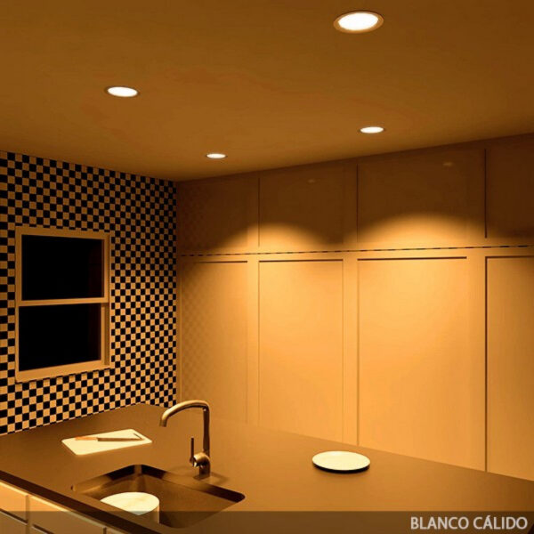 Foco Downlight LED 18W 1.620Lm 6000ºK IP65 Baños/Cocinas 50.000H [SL-DLFS06-18W-CW]