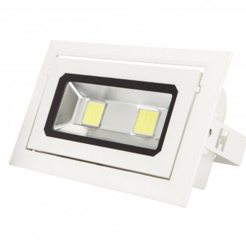 Foco Downlight LED 40W 3.600Lm 6000ºK Rectangular Basculante 40.000H [WR-RECTBAS-40W-CW]