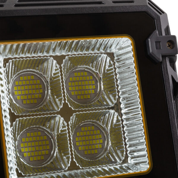 Proyector 100W con Panel Solar Control Remoto IP65 [1916-FLSOL-100W-CW]