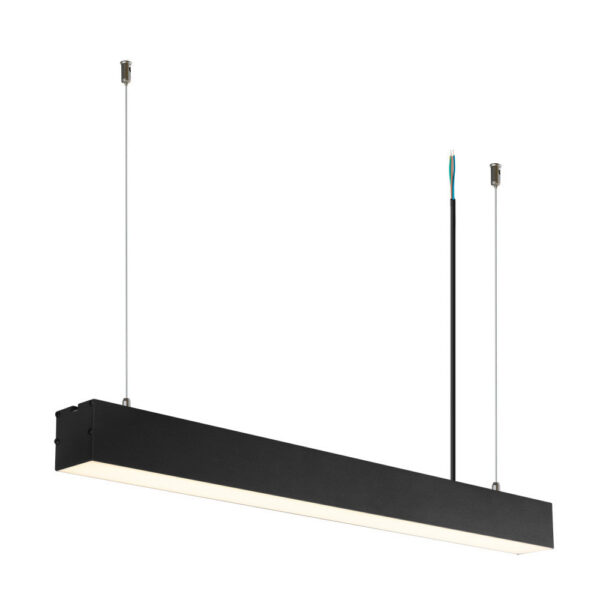 Luminaria Lineal LED Philips 2835 60Cm 20W 2700ºK IP40 Acabado Negro Superficie/ Suspendida