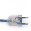 Pendel E27 Cable 5000Mm Azul Celeste 3 X 0,75 Portalámparas Interruptor Rotativo Cobre - Enchufe [AM-AT531]