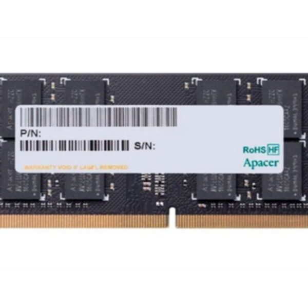 art_apa-16gb20es2016g2v20gnh_1 Memoria RAM Apacer 16GB/ DDR4/ 2666MHz/ 1.2V/ CL19/ SODIMM
