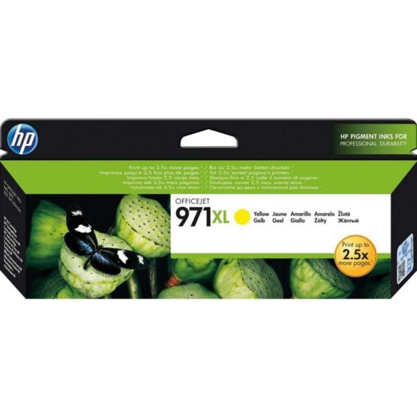 Cartucho de Tinta Original HP nº971 XL Alta Capacidad/ Amarillo