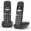 Teléfono Inalámbrico Gigaset E290/ Pack DUO/ Negro