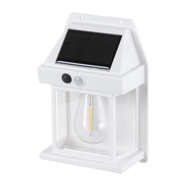 Aplique Solar IP44 3W 3000K 100Lm con Sensor PIR - Blanco [ASAL-0289]