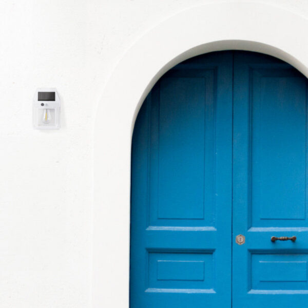 Aplique Solar IP44 3W 3000K 100Lm con Sensor PIR - Blanco [ASAL-0289]