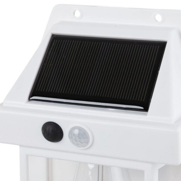 Aplique Solar IP44 3W 3000K 100Lm con Sensor PIR - Blanco [ASAL-0289]