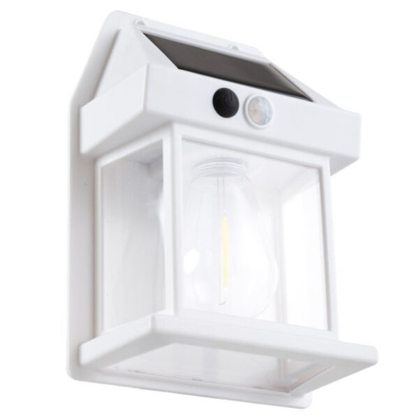 Aplique Solar IP44 3W 3000K 100Lm con Sensor PIR - Blanco [ASAL-0289]
