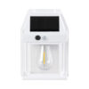 Aplique Solar IP44 3W 3000K 100Lm con Sensor PIR - Blanco [ASAL-0289]