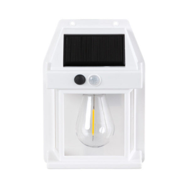 Aplique Solar IP44 3W 3000K 100Lm con Sensor PIR - Blanco [ASAL-0289]