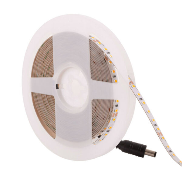 Tira de 600 LEDs 60W 7.000Lm CRI85 3000ºK SMD2835 24VDC Blanco 40.000H [CA-2835-600-24-EXWW]-Blanco Cálido