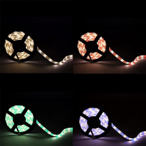 Tira de 300 LEDs 60W 3.780Lm 4200ºK SMD5050 24VDC IP65 RGB+Blanco x5M 40.000H [CA-5050-60-24-IP65-RGB-W]-Blanco Natural