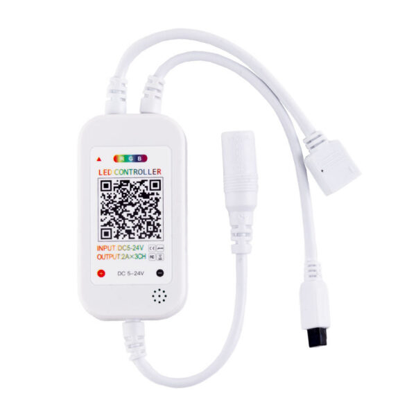 Kit Tira 36W 1.500Lm 150 LEDs 5 metros RGB Blister Transformador, Controlador, Control Bluetooth IP20 40.000H [CA-KITRGB-5M]