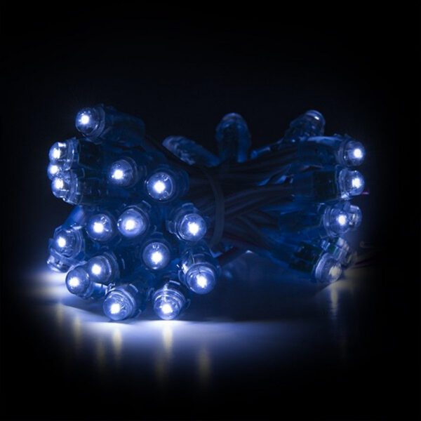 Pixel LED 0.1W 1,7Lm 4200ºK 12Mm 5V Epistar (Cadena 50 Unidades) Blanco 50.000H [DE-PIX-12-W]