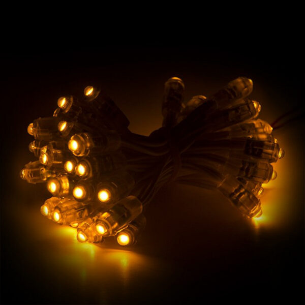Pixel LED 0.1W 2Lm 9Mm 5V Epistar (Cadena 50 Unidades) Amarillo 50.000H [DE-PIX-9-Y]