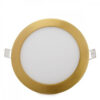 Placa LED 12W 1200Lm 2700ºK Circular Dorado 50.000H [GL-CL-R12N-G-WW]
