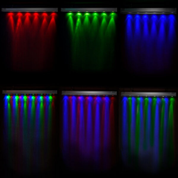 Bañador de Pared LED 18W IP65 RGB Mando 40.000H   [HO-BN-18W-RGB]