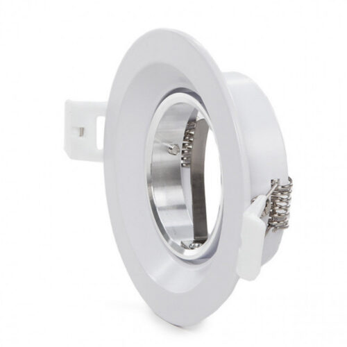 Aro Foco Downlight  Circular GU10 Ø92Mm - Blanco