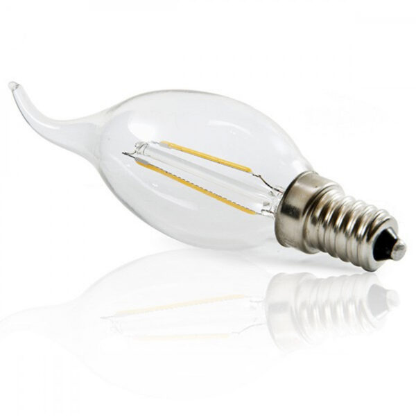 Bombilla LED E14 4W 288Lm 2700ºK Filamento 40.000H [HO-J14DHB22-WW]