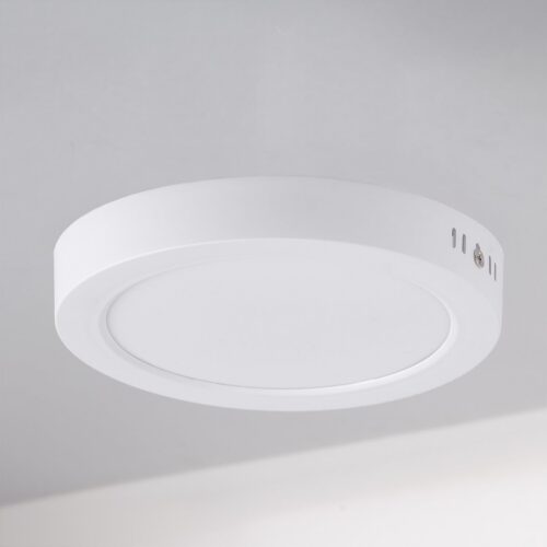 Plafón de Superficie LED 100Lm/W 12W 1200Lm 6000ºK IP20 [HO-PLC-12W-1200LM-CW]