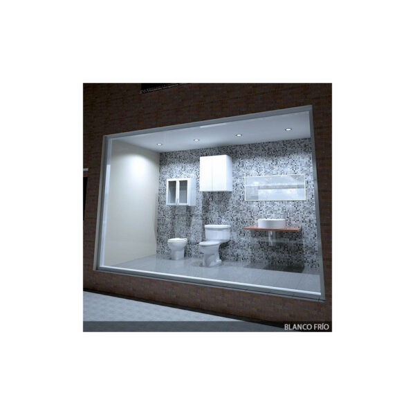 Placa LED 9W 900Lm P.F. 0.99 Níquel Satinado 230V AC [HO-PLCIR9WHPNS-9W-CW]