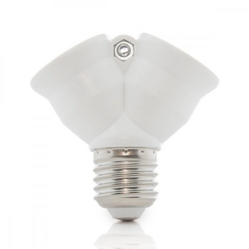 Adaptador E27 / 2 X E27