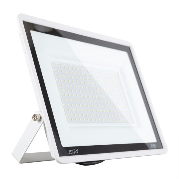 Foco Proyector LED 200W 16.000Lm 6000ºK IP66 Regulable 60,000H Acabado Blanco [LM-6016-W-CW]