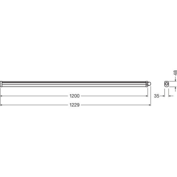 [LVE-4058075066458] Equipo Estanco Ledvance   36W 4000Lm 4000K 120º IP65