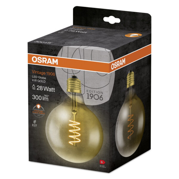 [LVE-4058075092136] Ledvance/Osram Bombilla LED "Classic" E27 4W 300Lm 2000K 300º IP20