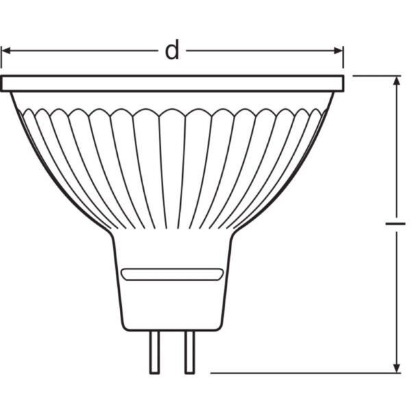 [LVE-4058075609334] Ledvance/Osram Bombilla LED Spot GU5,3 7,8W 500Lm 4000K 36º IP20 Regulable
